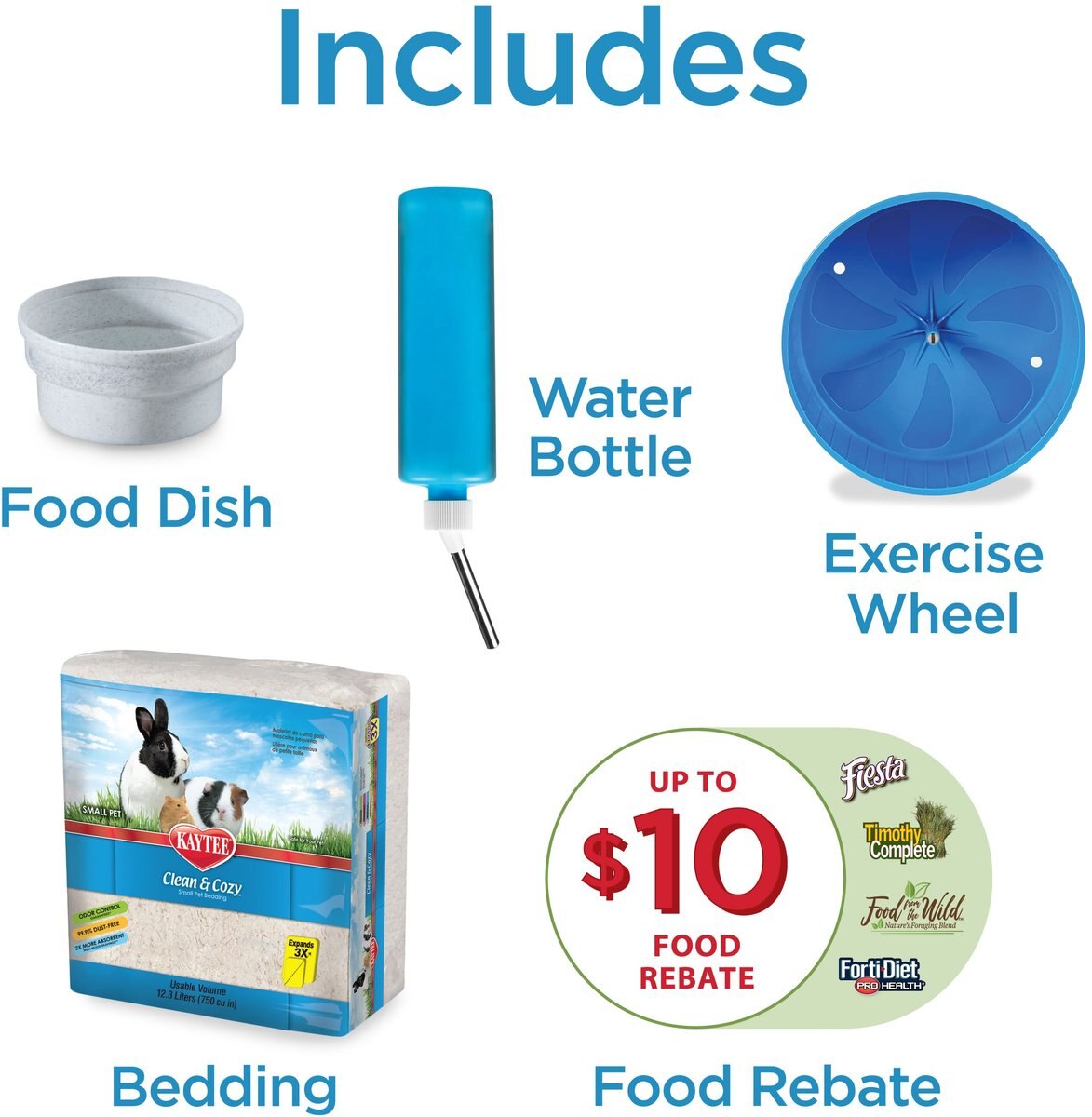 KAYTEE My First Home Hamster & Gerbil Starter Kit