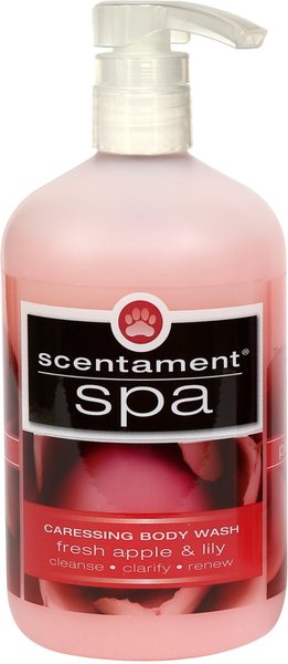 Best Shot Scentament Spa Caressing Fresh Apple & Lily Dog & Cat Body Wash, 16-oz bottle slide 1 of 1