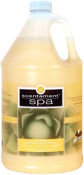 Best Shot Scentament Spa Oatmeal Lemon Vanilla & Jojoba Dog & Cat Body Wash, 1-gal bottle slide 1 of 1