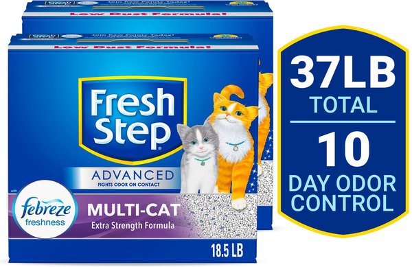 FRESH STEP Advanced Multi Cat Scented Clumping Clay Cat Litter