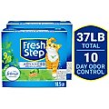 Fresh Step Advanced Refreshing Gain Scented Clumping Clay Cat Litter, 18.5-lb box, 2 pack