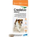 Credelio Chewable Tablet for Dogs, 12.1-25 lbs, (Orange Box), 3 Chewable Tablets (3-mos. supply)