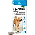 Credelio Chewable Tablet for Dogs, 50.1-100 lbs, (Blue Box), 3 Chewable Tablets (3-mos. supply)