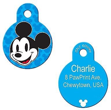 Mickey mouse hotsell dog tag