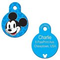 Quick-Tag Disney's Mickey Mouse Circle Personalized Dog & Cat ID Tag, Small