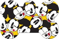 Quick-Tag Disney's Mickey Mouse Bone Personalized Dog ID Tag, Black slide 2 of 3