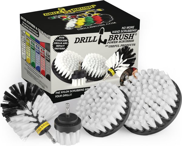 Drillbrush Tile & Grout Cleaning Drill Brush Set, Shower Floor Scrub Brush  for Drill, Bathroom Scrub Brush for Drill