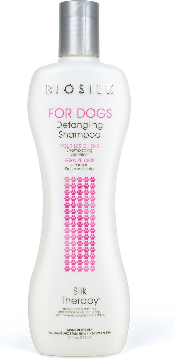 Detangling best sale dog shampoo