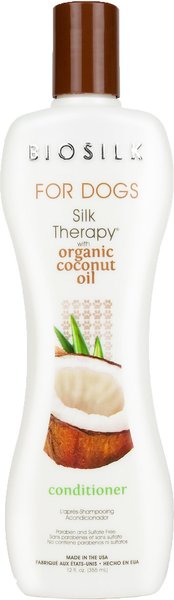 BioSilk Silk Therapy Organic Coconut Oil Dog Conditioner slide 1 of 3