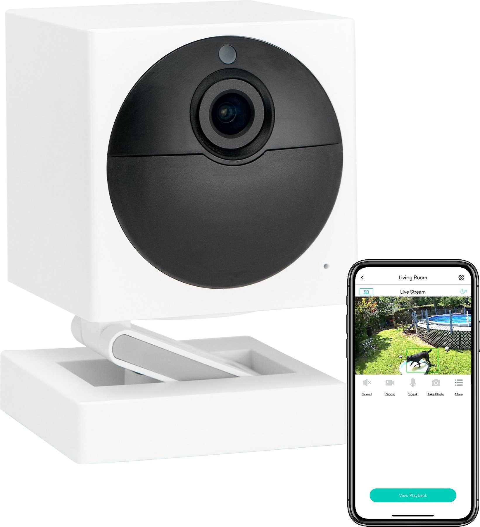 WYZE Cam Outdoor 1080p HD Battery Powered Pet Camera Add-On Unit - Chewy.com