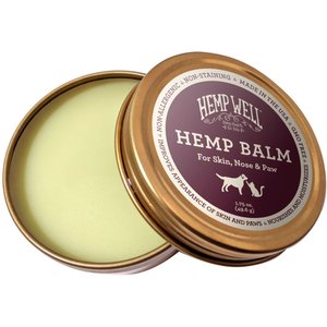 Hemp Well Cat & Dog Skin, Nose & Paw Hemp Balm, 1.75-oz tin