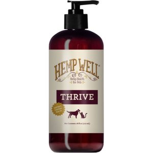 Hemp Well Hemp Thrive Liquid Cat & Dog Supplement, 16-oz bottle