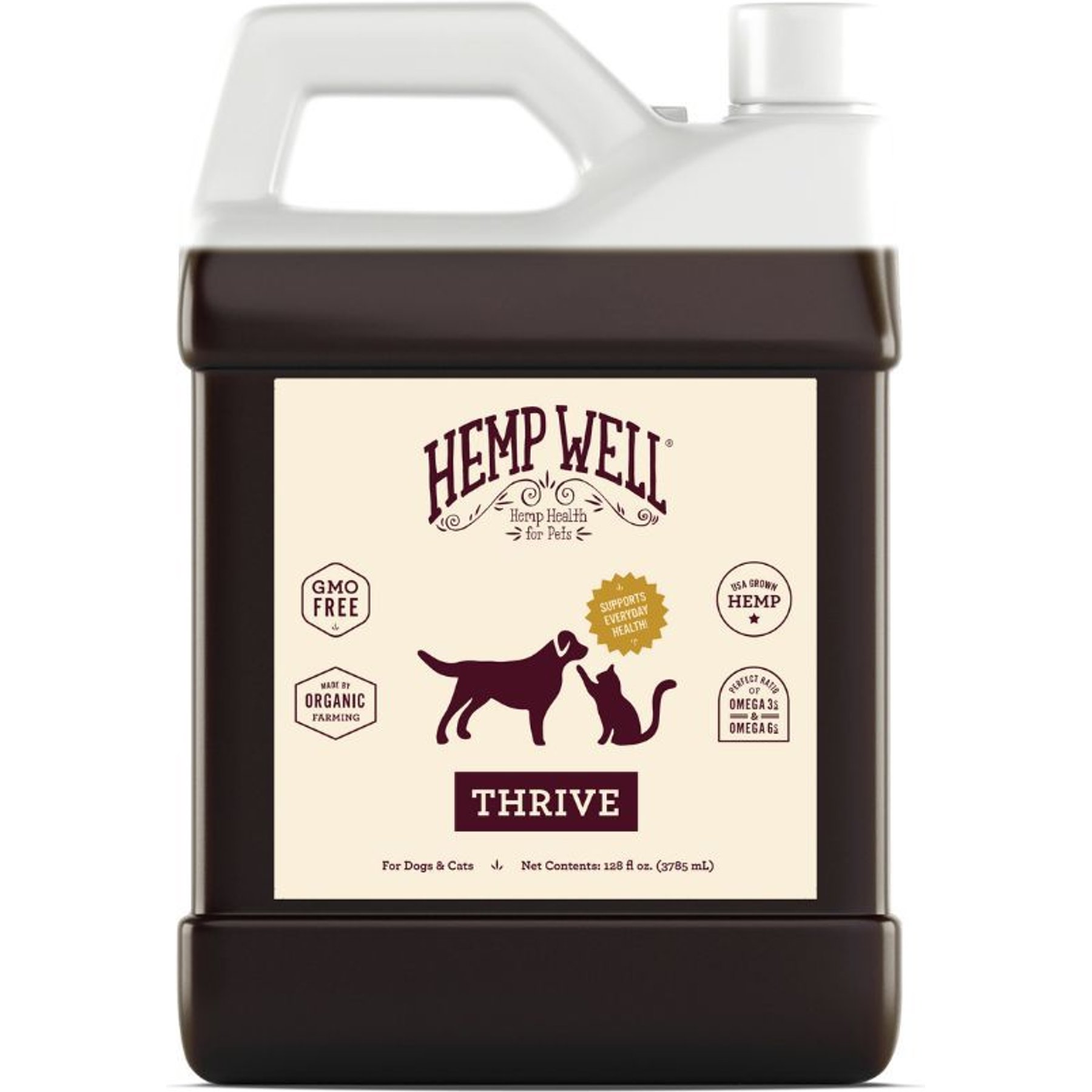 Hemp Well Hemp Thrive Liquid Cat & Dog Supplement