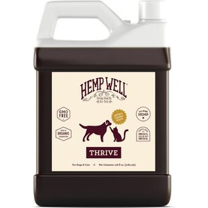 Hemp Well Hemp Omegas Liquid Cat & Dog Supplement, 1-gal bottle