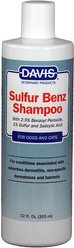 Davis Sulfur Benz Dog & Cat Shampoo, 12-oz bottle
