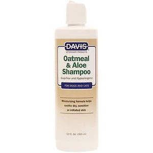 Davis Oatmeal & Aloe Dog & Cat Shampoo, 12-oz bottle