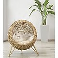 ZEZE Knipsa Bird Nest Cat Stand Chair, Natural