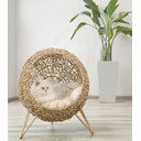 ZEZE Knipsa Bird Nest Cat Stand Chair, Natural