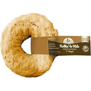 Fieldcrest Farms Nothin' To Hide Bagels Rawhide Alternative Peanut Butter Flavor Natural Chew Dog Treat,1 count