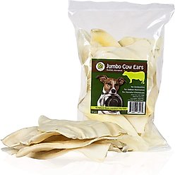Pet Magasin Jumbo Cow Ears Dog Treats, 12 count
