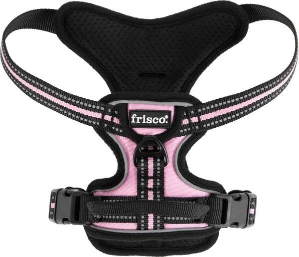 Frisco Padded Reflective Harness, Pink, Extra Small, Neck: 12 to 20-in, Girth: 13 to 17-in slide 1 of 6