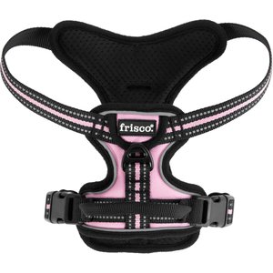 Frisco Padded Reflective Harness, Pink, Extra Small, Neck: 12 to 20-in, Girth: 13 to 17-in