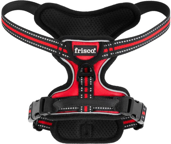 Frisco Padded Reflective Harness, Red, Small, Neck: 13 to 23-in, Girth: 17 to 22-in slide 1 of 6