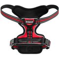 Frisco Padded Reflective Harness, Red, Small, Neck: 13 to 23-in, Girth: 17 to 22-in