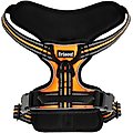 Frisco Padded Reflective Harness, Orange, Medium, Neck: 14.5 to 25.5-in, Girth: 22 to 27-in