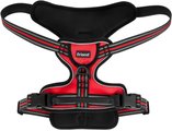 Frisco Padded Reflective Harness, Red, Large, Neck: 17.5 to 31.5-in, Girth: 27 to 32-in
