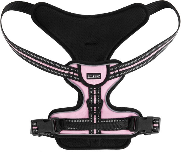 Frisco Padded Reflective Harness, Pink, Extra Large, Neck: 21.5 to 37.5-in, Girth: 32 to 42-in slide 1 of 6