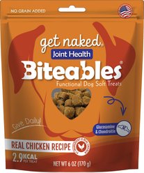 Get Naked Biteables Functional Joint Health Real Chicken Recipe Dog Treats, 6-oz bag
