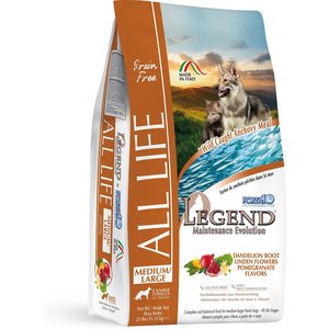 Forza10 Nutraceutic Legend All Life Medium & Large Breed Grain-Free Wild Caught Anchovy Dry Dog Food, 5-lb bag
