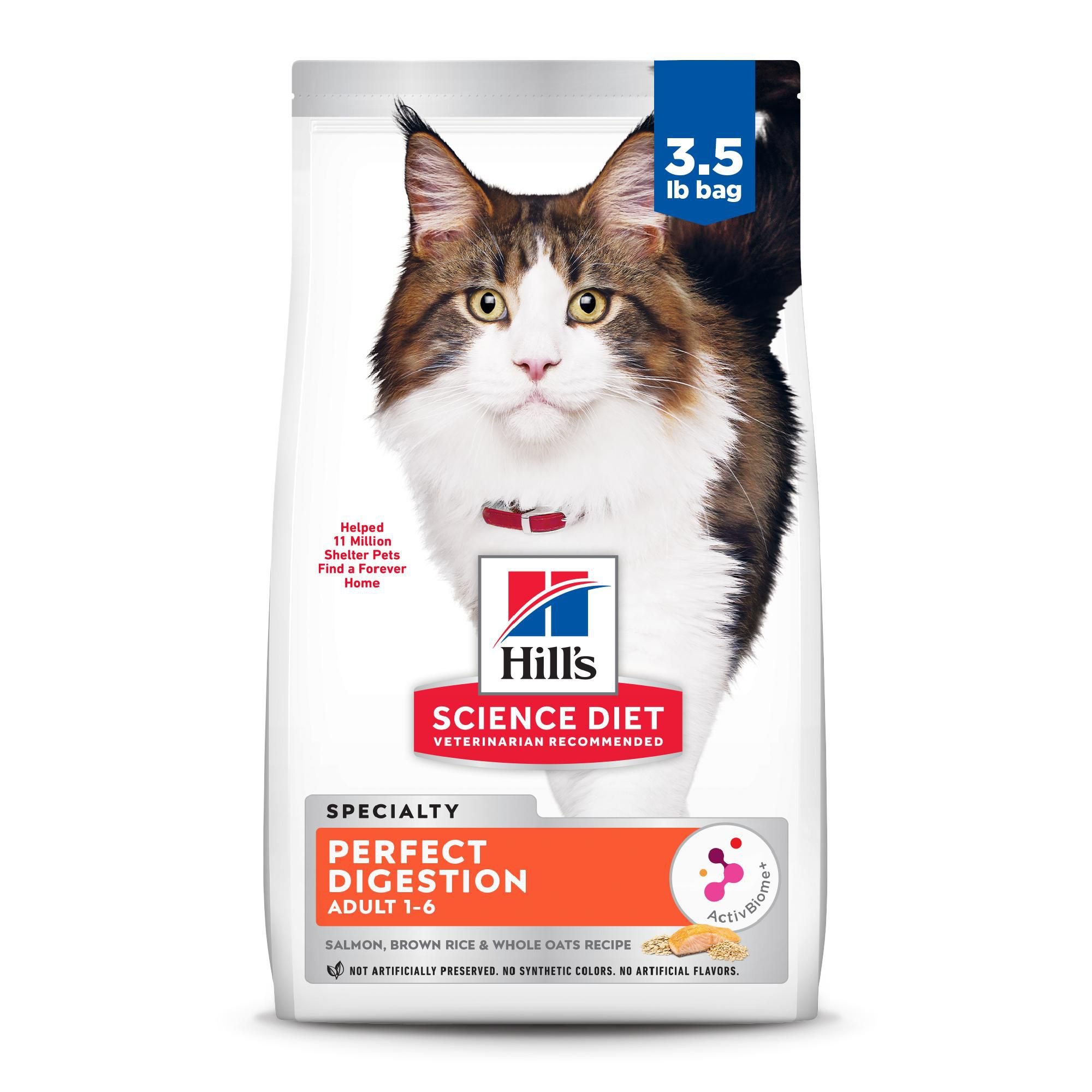 HILL S SCIENCE DIET Adult Perfect Digestion Salmon Dry Cat Food