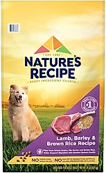 Nature's Recipe Adult Lamb, Barley & Brown Rice Recipe Dry Dog Food, 24-lb bag