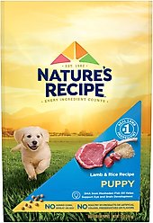 Nature's Recipe Puppy Lamb & Rice Recipe Dry Dog Food, 12-lb bag