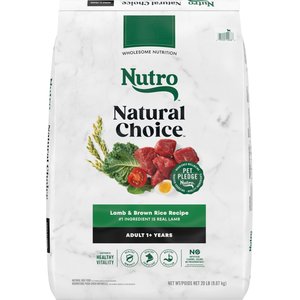 Nutro Natural Choice Lamb & Brown Rice Recipe Dry Dog Food, 20-lb bag