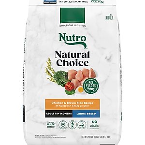 Nutro Natural Choice Chicken & Brown Rice Recipe Large Breed Dry Dog Food, 22-lb bag