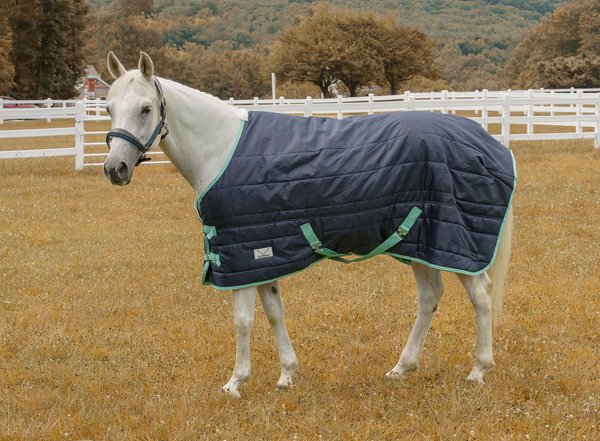 TuffRider Kozy Komfort Stable Horse Blanket, Navy, 72-in slide 1 of 2