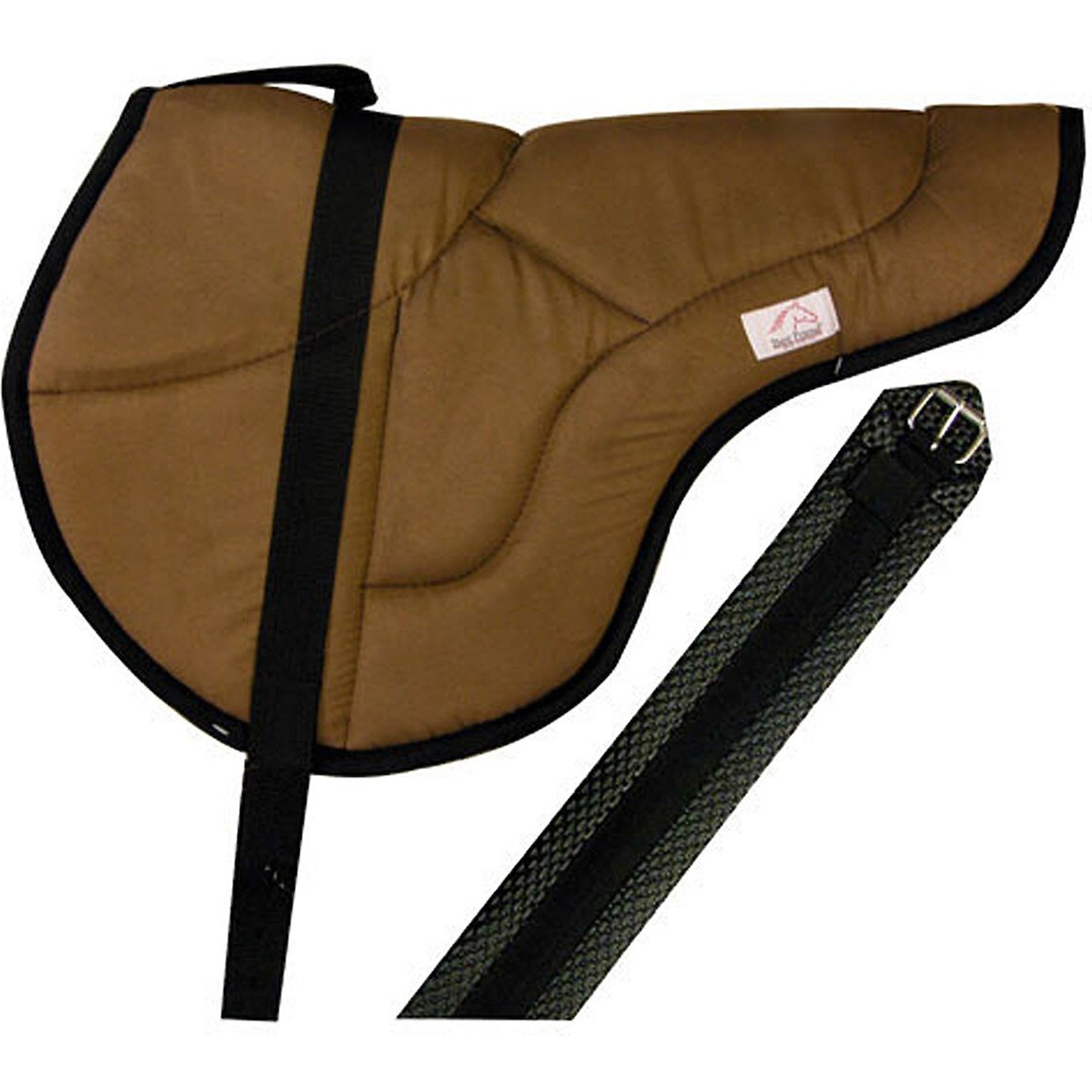 Best Friend English Style Bareback Horse Pad, Brown-Black, Pony/Child