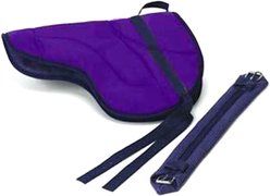 Best Friend English Style Bareback Horse Pad, Purple-Navy, Horse
