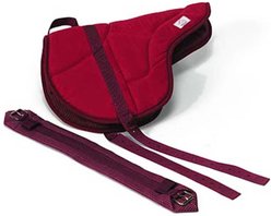 Best Friend English Style Bareback Horse Pad, Maroon, Horse