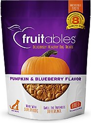 Fruitables Pumpkin & Blueberry Flavor Dog Treats, 12-oz bag slide 1 of 7