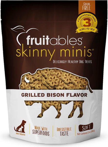 Fruitables Grilled Bison Flavor Dog Treats