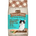 Merrick Purrfect Bistro Healthy Grains Real Salmon + Brown Rice Recipe Adult Dry Cat Food, 4-lb bag