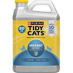 Tidy Cats Instant Action Scented Clumping Clay Cat Litter, 20-lb jug, case of 2