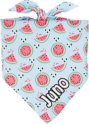 Frisco Watermelons Personalized Dog & Cat Bandana, Small