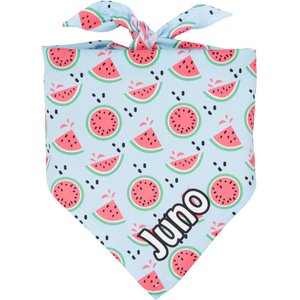 Frisco Watermelons Personalized Dog & Cat Bandana, Large