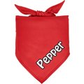 Frisco Solid Color Personalized Dog & Cat Bandana, Small, Red