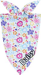 Frisco Bright Floral Personalized Dog & Cat Bandana, Small slide 1 of 8